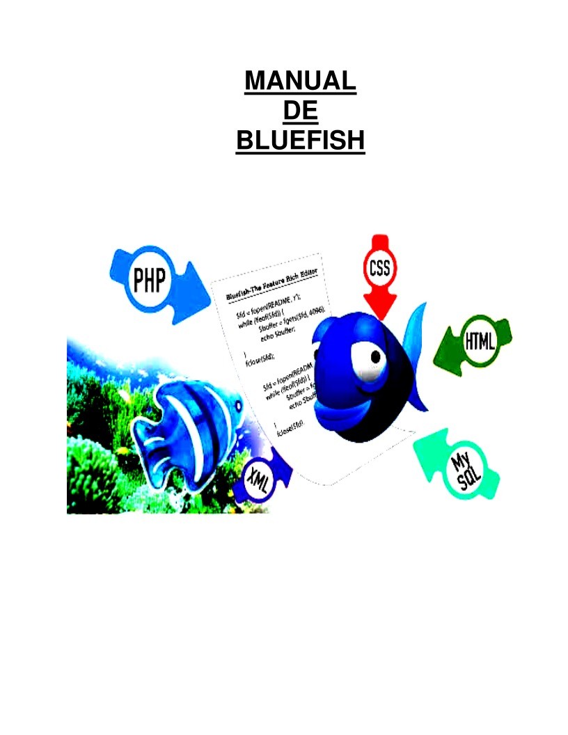 Imágen de pdf Manual de BlueFish
